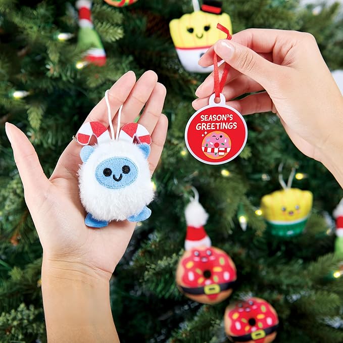 Emotional Support Advent Calendar by Relatable, Includes Mini Plush Toys and Ornaments, Fun Holiday Gift and Stocking Stuffer for Loved Ones of All Ages, Includes 24 Ornaments in Countdown Calendar