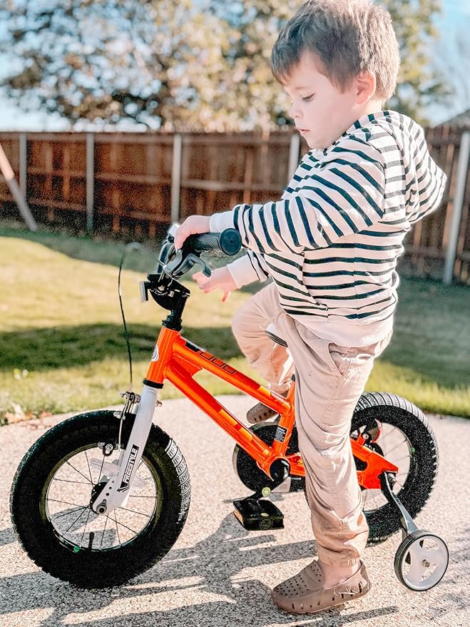 RoyalBaby Kids Bike Freestyle Classic & EZ Balance Pedal Switchable Bicycle, 12 14 16 18 Inch, 3-10 Years Toddler to Big Kids