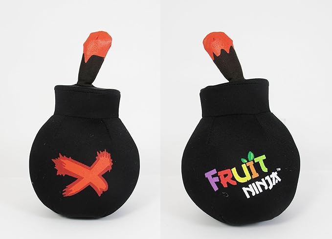 Fruit Ninja 5" Bomb Plush with Bomb Sound and Bandana