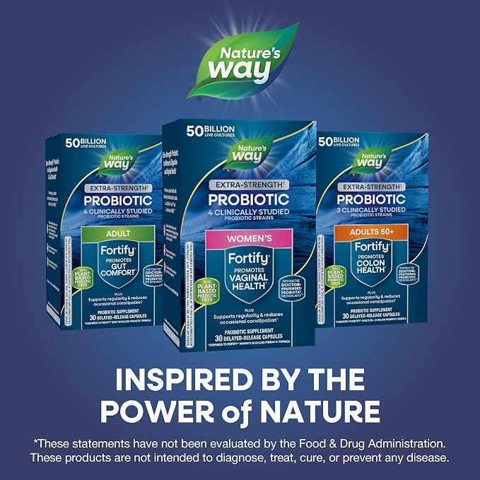 Nature's Way Fortify Extra Strength Women’s Probiotic 50 Billion CFU, 30 ct