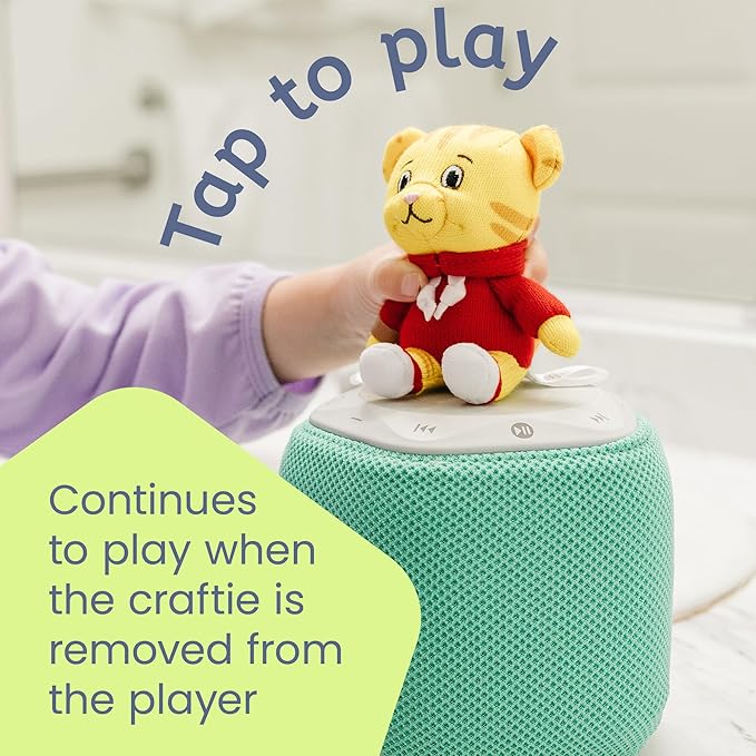 Storypod Craftie | Daniel Tiger | Audio Yarn Character for The Screen Free Audio Learning System for Preschoolers | Stories & Songs from The Beloved TV Show