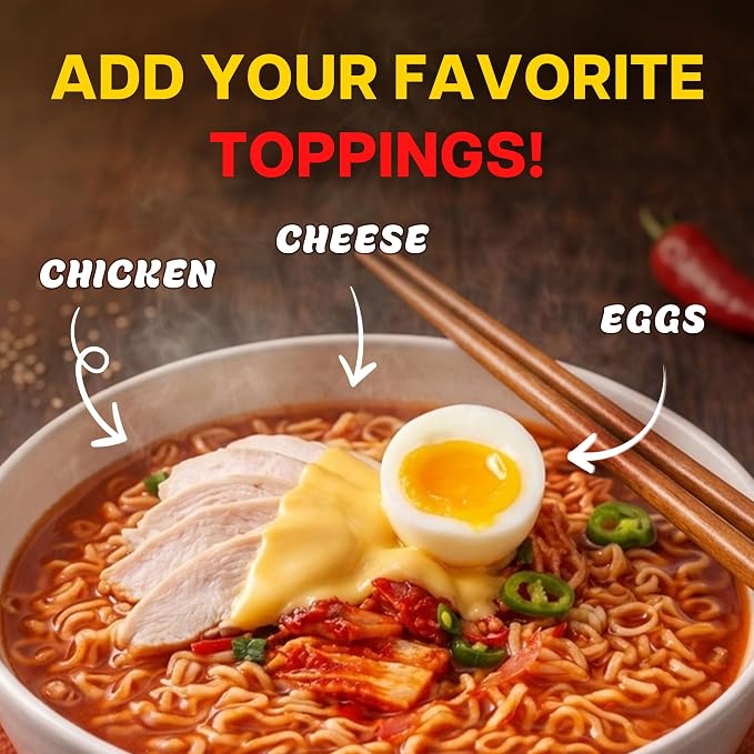 Nongshim Ramen Noodles, Gourmet Instant Ramen bowl, Premium Microwavable Noodle Soup, Kimchi, 3.03 Ounce (Pack of 6)
