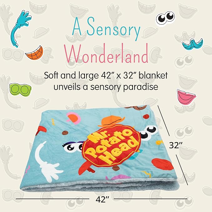 Blankie Bestie, 2-in-1 Stuffed Animal & Blanket - Baby Blankets for Boy - Security Blankets for Babies, Girl, Boy, and Toddler - Potato Head