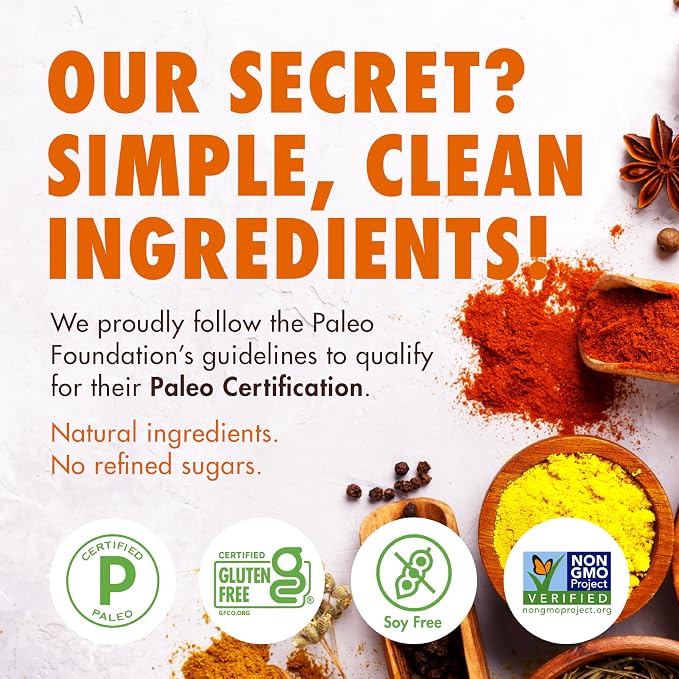 Kevin's Natural Foods Simmer Sauce, Tikka/Thai Coconut/Lemongrass Basil | Paleo Variety Pack, Stir-Fry Sauce, Gluten Free, No Preservatives, Non-GMO