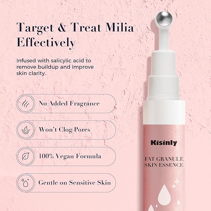 Milia Remover for Eye & Face, Milia Spot Treatment Serum with Salicylic Acid,Milia Acne Cream