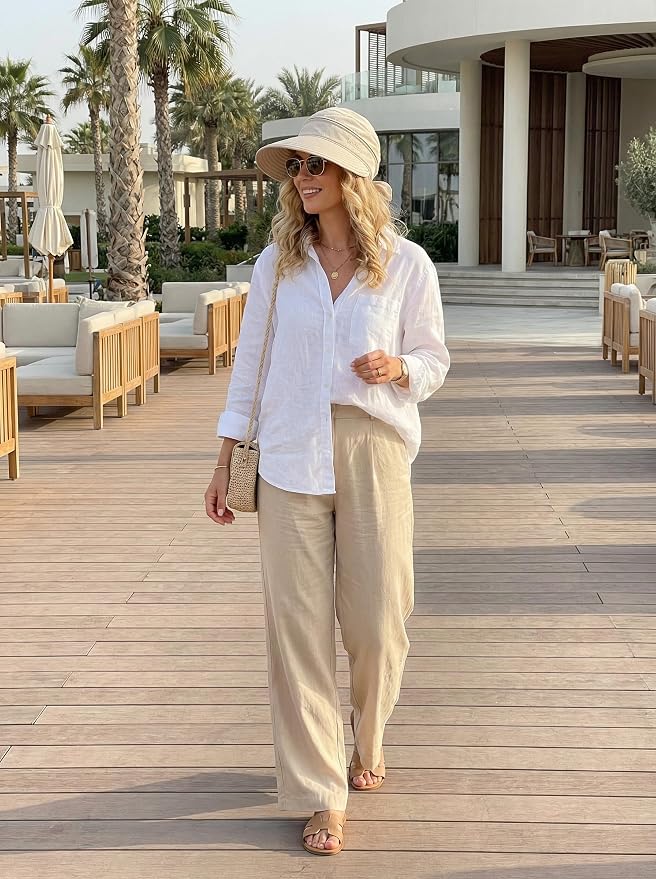 2-in-1 Women’s Sun Visor Sun Hat Zipper Off Ponytail Friendly, Lightweight Quick Dry, Summer UV Protection