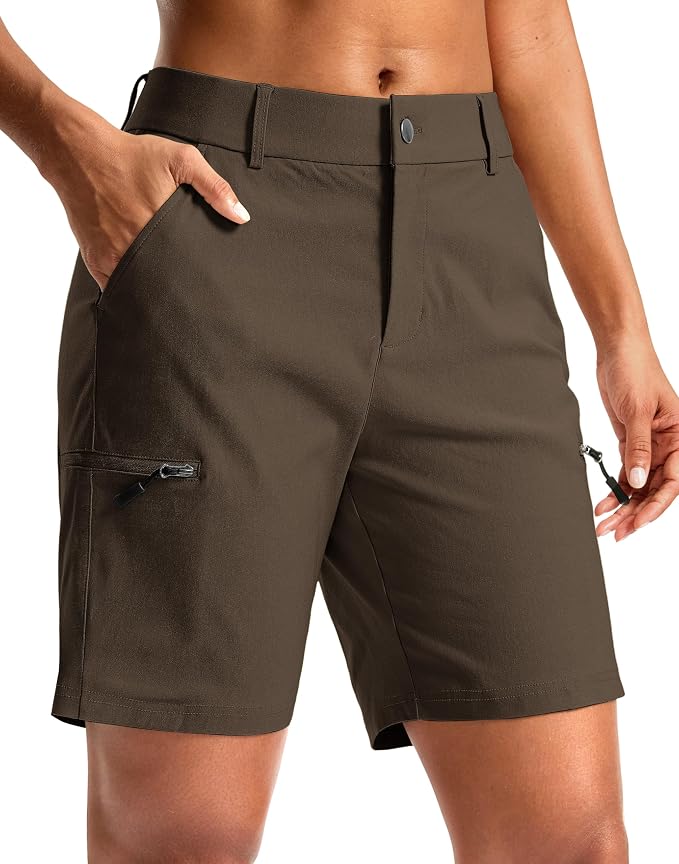 G Gradual Women's 7"/9" Hiking Cargo Shorts Quick Dry Lightweight Golf Outdoor Work Summer Travel Shorts with Pockets