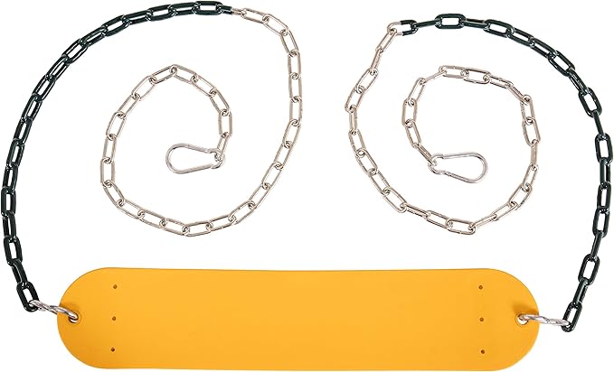 Jack and June Playset Belt Swing with 80" Chains Made for 5' and 6' Deck Height - Multiple Colors Available