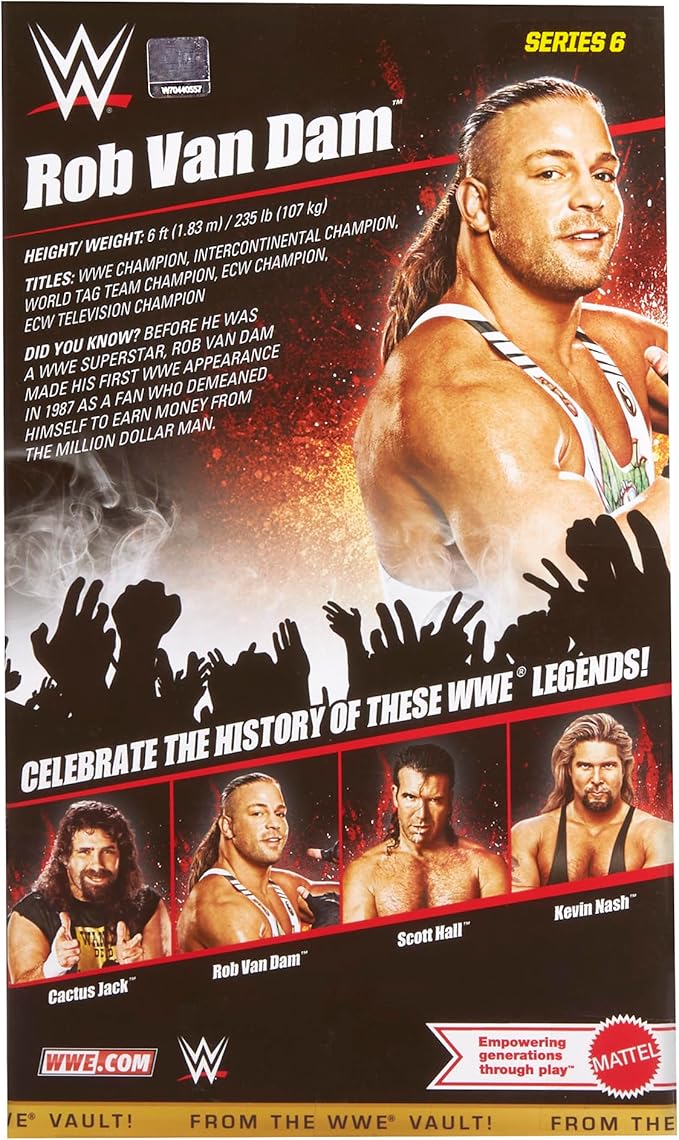 WWE Rob Van Dam (RVD) (Green Dragon) from The Vault Ringside Exclusive Series 6