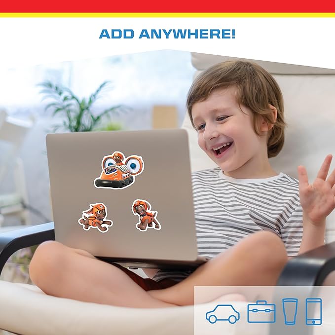 Paw Patrol Zuma Decals - Set of 3 Vinyl Stickers for Kids and Adults - Vinyl Decals for Laptop, Tumbler, Water Bottle, Vehicles - Nickelodeon Stickers