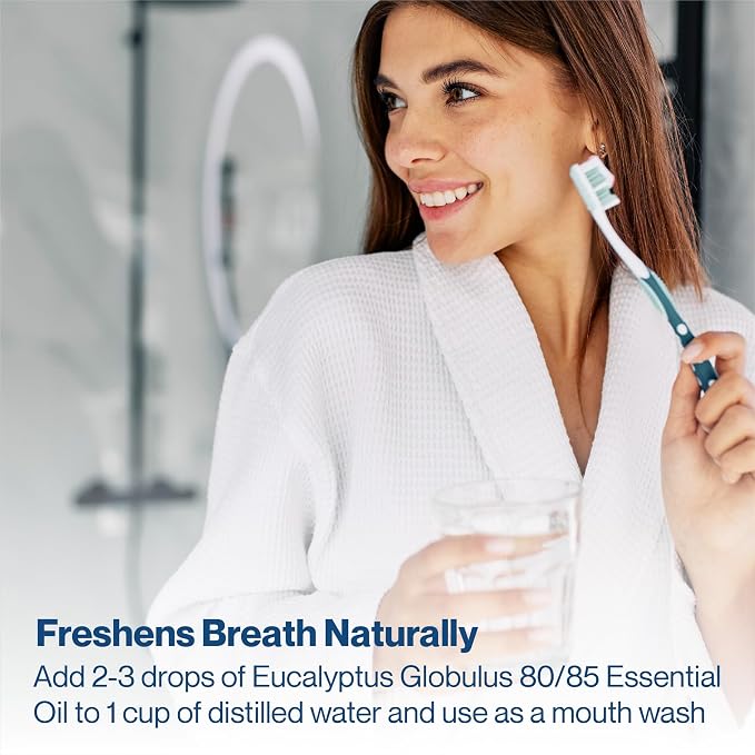 Eucalyptus Globulus 80/85 Essential Oil - 100% Natural Essential Oil - Premium Quality Home Essential Diffuser Oil for Aromatherapy and Skin Care - from China 1 Gal (Net Wt. 3.5 kg / 7.7 lb)