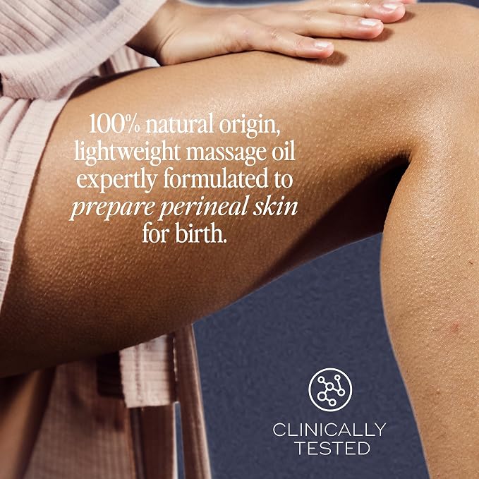 Luna Daily Birth Prep Massage Oil for Pregnancy | Perineal Skin Prep with Jojoba, Vitamin E & Rosehip | Hydrating, Firming & Moisturizing | Gentle Massage for Birth Recovery & Stretch Support, 30ml