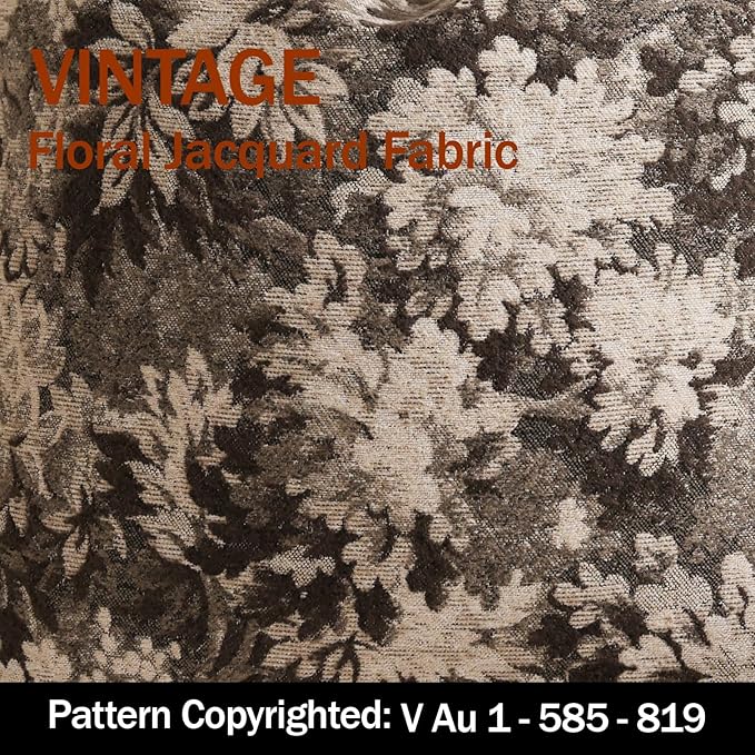 Pack of 2 Vintage Floral Throw Pillow Covers 18x18 Boho Farmhouse Accents Chenille Square Decorative Pillow Cases for Living Room Couch Bed Home Decor, Grey