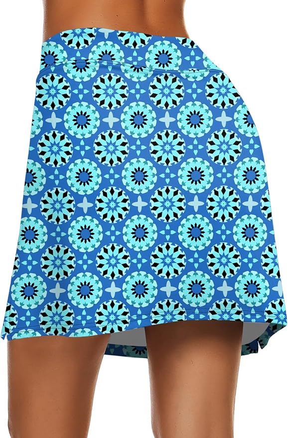 Ekouaer Women's Active Performance Skort Lightweight Skirt for Golf Tennis | Built-in Shorts, A Line, High Waisted, Tummy Control, Pickleball, Running, Workout, Sports, Skorts for Woman