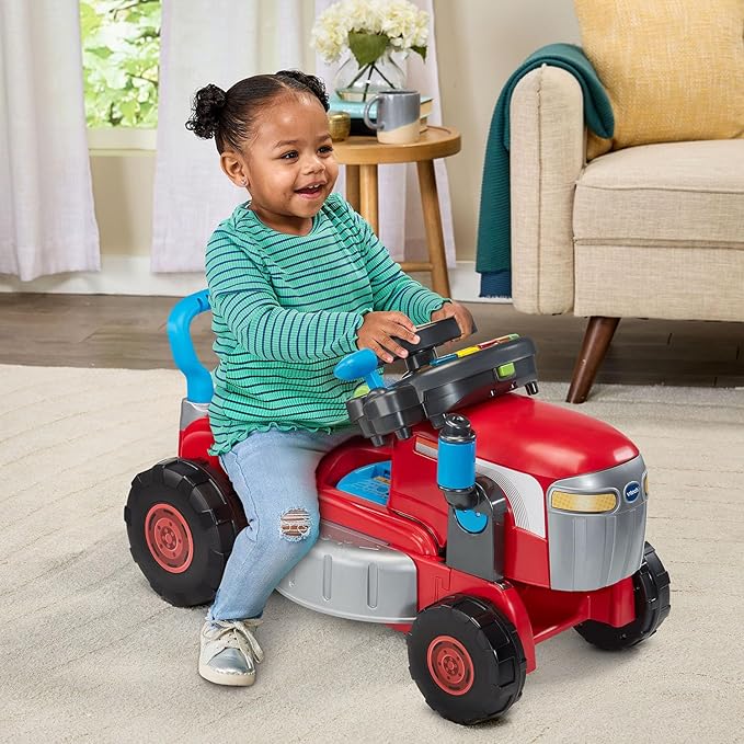VTech Get Growing Tractor and Mower Ride-On