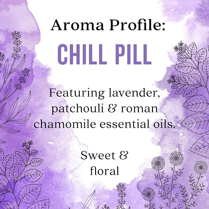 Aura Cacia Chill Pill Essential Oil Blend, Boxed 0.25 fl. oz.