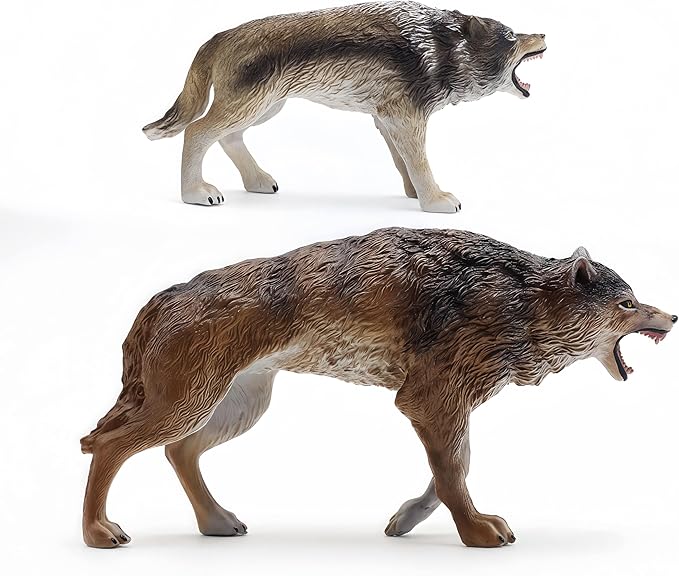 Gemini&Genius Direwolfs Animals Action Figure Toys for Kids