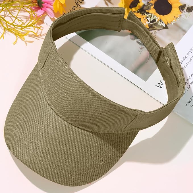 Marrywindix 1 Piece of Sport Wear Athletic Visor Sun Sports Visor Hat Visor Adjustable Cap for Women and Men