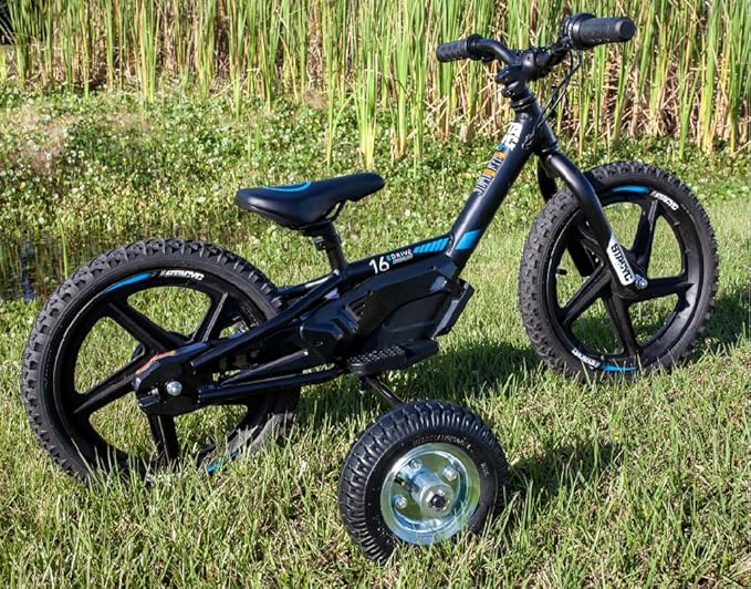 Hardline Products USA Wheels for Tots Training Wheels for Stacyc, KTM, Husqvarna, GAS GAS, and Harley-Davidson 12e/16e balance Electric Bikes - NOT compatible with 16e Elite model.