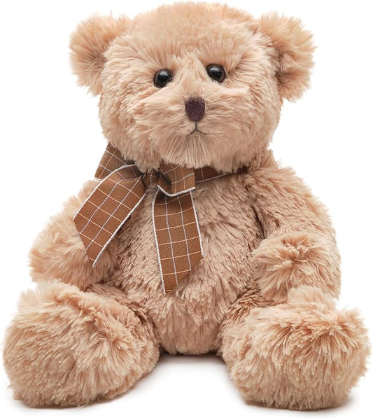 Bearington Collection Lil' Bensen 10 in Small Teddy Bear Stuffed Animal Toy - Cuddly Teddy Bear for Baby