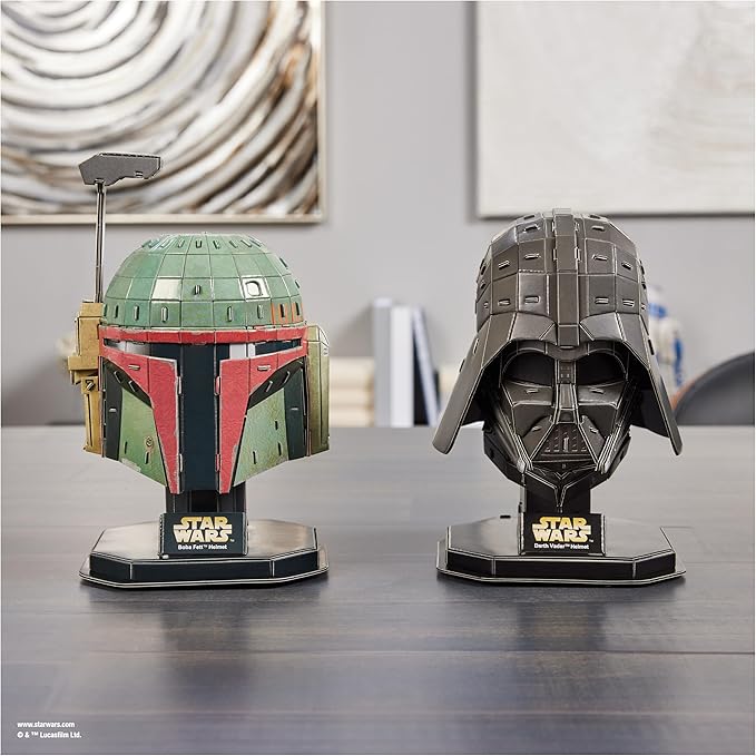 4D Build, Star Wars Boba Fett 3D Model Kit, Star Wars Collectibles & Desk Decor, Adult Puzzle, Building Toys, 93 Pieces, 3D Puzzles for Ages 12 & Up