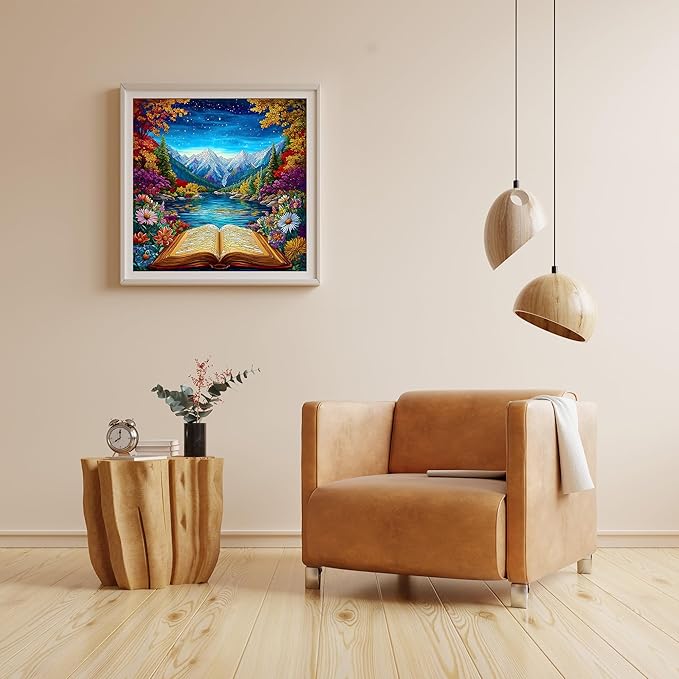 Puzzles for Adults 1000 Pieces, Landscape Jigsaw Puzzles - Pages of Nature, Flower Puzzle for Home Decor