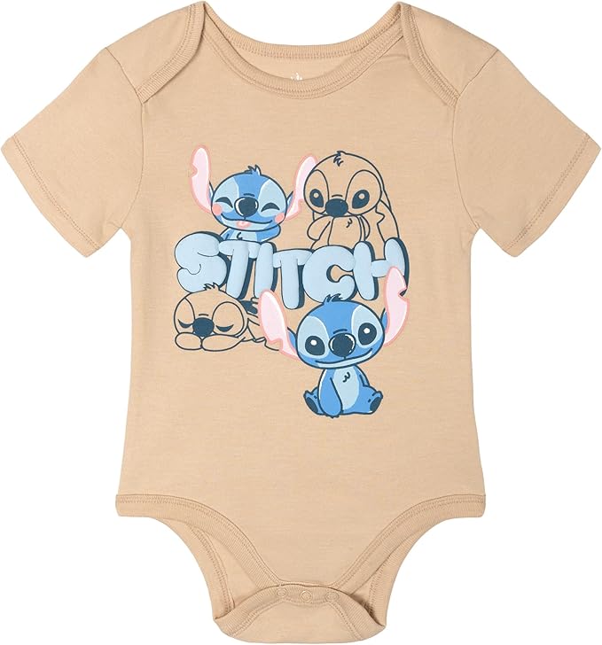 Disney Baby 5 Pack Bodysuits Newborn to Infant Sizes (Newborn - 24 Months)