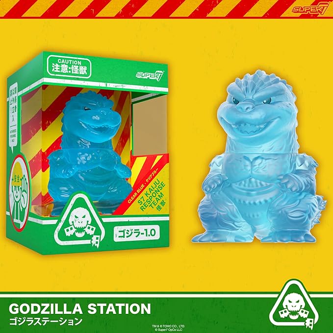 Super7 Toho Fun! Fun! - Godzilla Minus One (Clear Blue) Action Figure