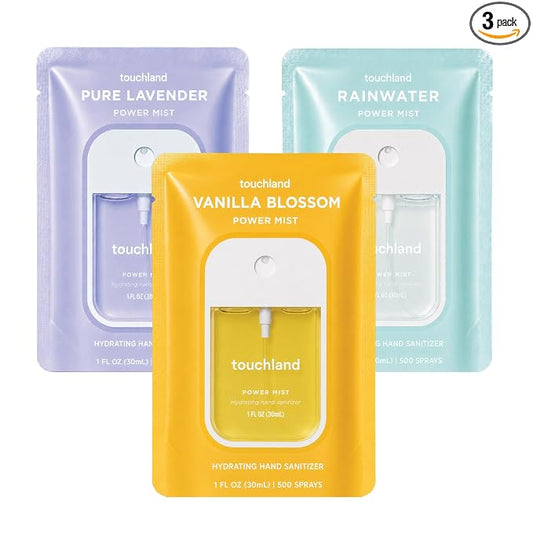 Touchland Hand Sanitizer Spray, Blossom Trio - 3 x 1 FL OZ