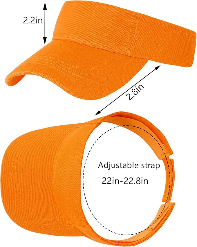 Marrywindix 1 Piece of Sport Wear Athletic Visor Sun Sports Visor Hat Visor Adjustable Cap for Women and Men