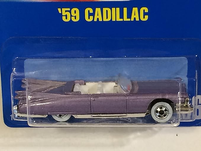 #266 '59 Cadillac Light Purple White Wall Basic Wheels Collectible Collector Car Mattel Hot Wheels