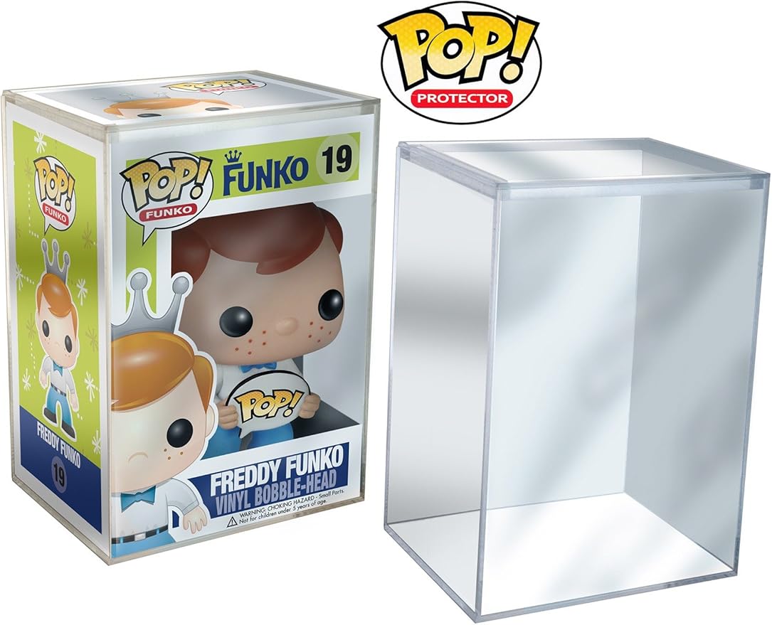 Funko Pop Premium - Premium Protector Display Cases - for Funko Pop Collectable Vinyl Figures - Durable, Crystal Clear, and Stackable Storage
