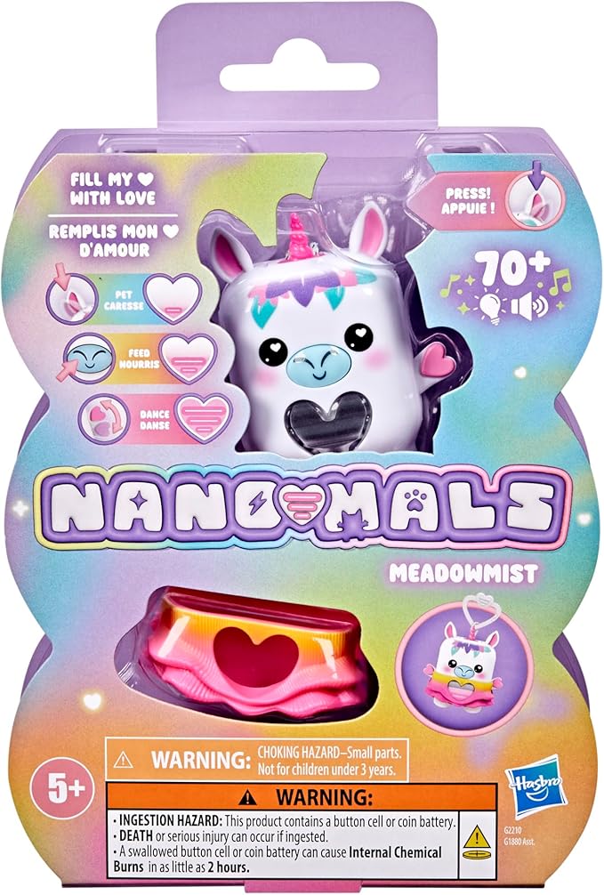 Meadowmist The Unicorn, Electronic Pet Unicorn Toy, 70+ Responses, Interactive Fidget Toys for Girls & Boys Ages 5+