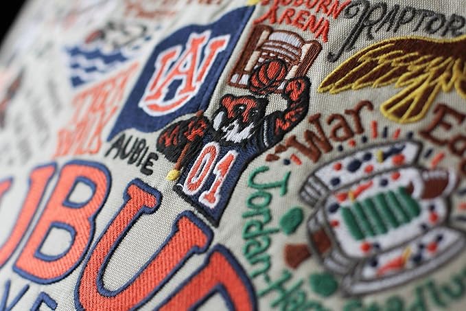 Catstudio Auburn University Collegiate Embroidered Decorative Throw Pillow