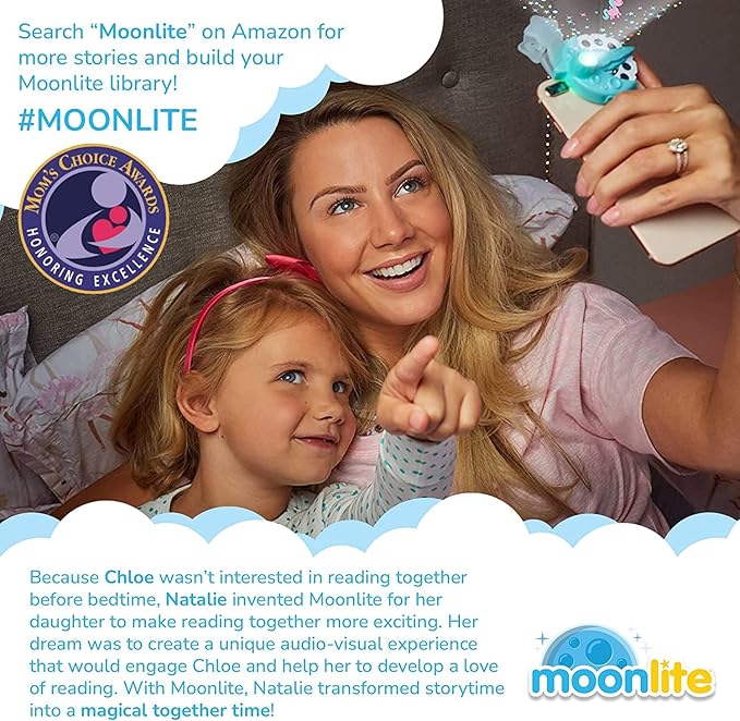 Moonlite Storytime - Curious George - A Magical Way to Read Together - Projector Sold Separately - Single Disc Pack for Kids & Toddlers - Learning Gifts for Kids Ages 12 Months & Up