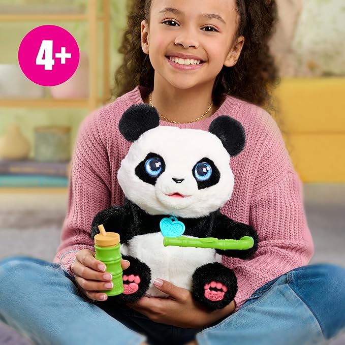 Just Play furReal Coco The Tumbling Panda, 10.5 Inch Interactive Panda Toy, for Boys and Girls, Ages 4 and Up