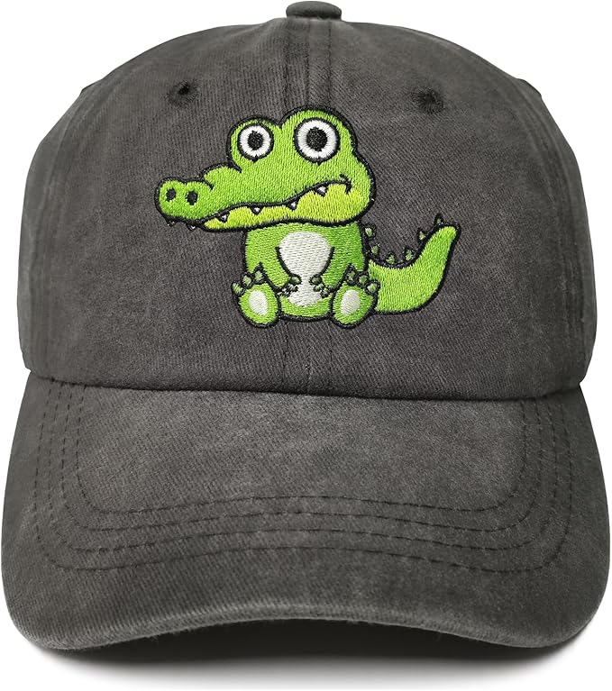 Embroidered Animal Baseball Hats for Boy and Girl