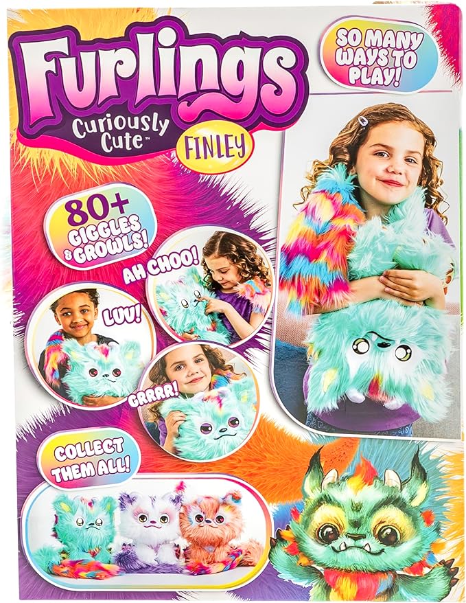 Finley - 13" Interactive Plush Toy, 80+ Sounds & Animations, Gift for Girls & Boys 3+