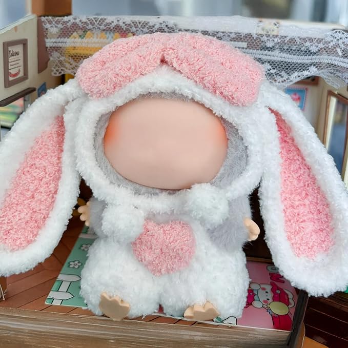 Clothes Fit for 17CM Doll, Fashion Doll Clothes Outfit Set Cute Theme Designer Toys Dress Accessories for Collector Fans Display (Bunny)