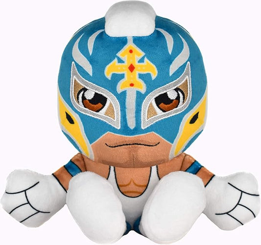 Bleacher Creatures WWE Rey Mysterio Kuricha 8" Kuricha Plush - Soft Chibi Inspired Wrestling Superstar