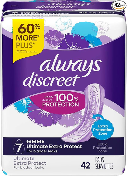 Always Discreet Ultimate Extra Protect Postpartum Incontinence Pads