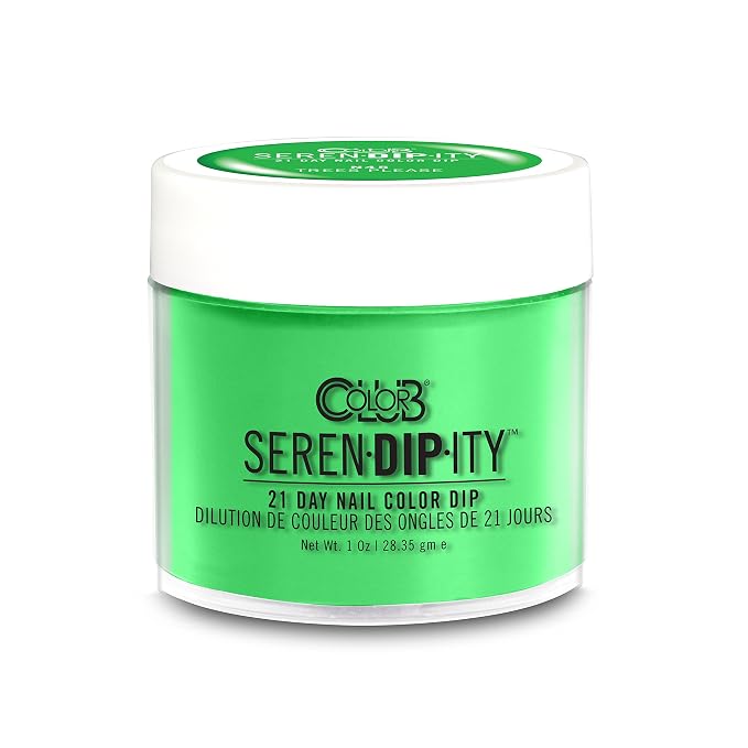 Color Club Trees Please Serendipity 1 Ounce Dip Color Powder- Neon, 0.5 fluid_ounces