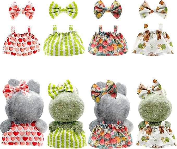 17cm Clothes Set - Hairpin & Dress Set for 17cm Accessories Suit,Stylish Adorable Dolls Clothes Accessories,Cute Clothes for Dress up Unique Style (NO Doll)