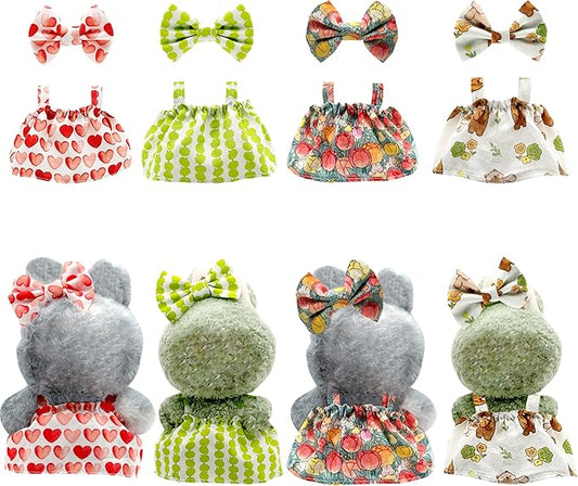 17cm Clothes Set - Hairpin & Dress Set for 17cm Accessories Suit,Stylish Adorable Dolls Clothes Accessories,Cute Clothes for Dress up Unique Style (NO Doll)