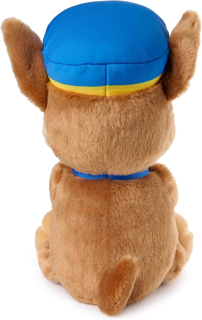 Paw Patrol GUND Chase with Snuffles Teddy Bear, Official Chase Plush Toy, Dog Stuffed Animal for Ages 1 and Up, 9.5”