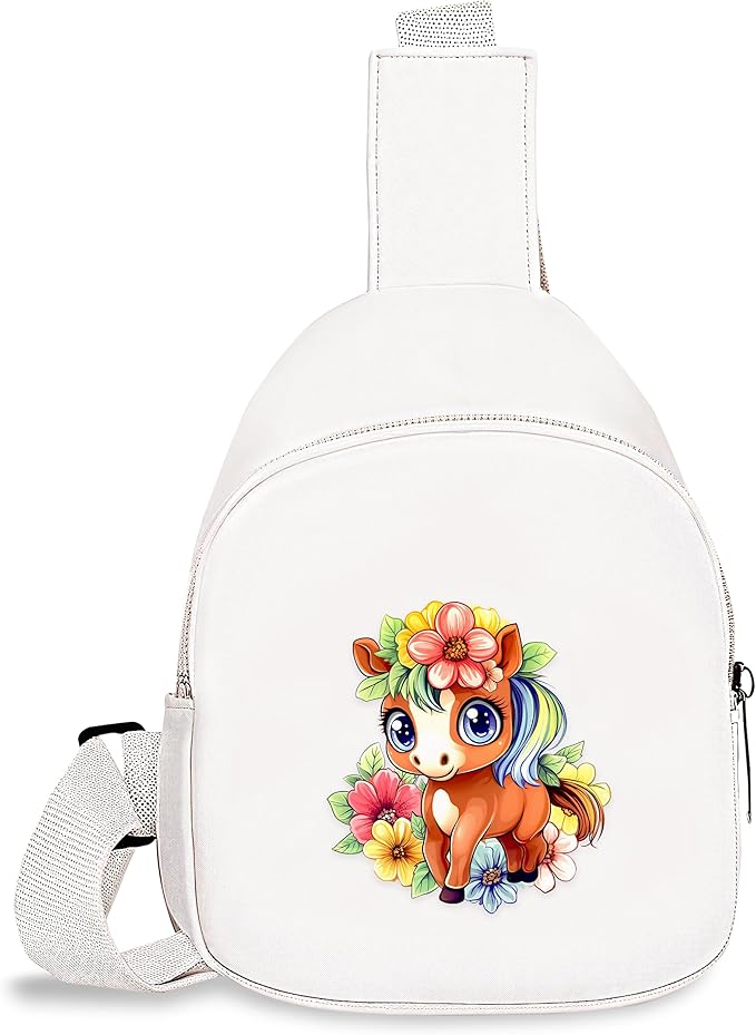 Horse Mini Sling Bag, Crossbody Bag, Toddler Purse For Kids Girl, Birthday Gift For 4 5 6 7 8 9 10 11 12 Year Old Gifts For Daughter, Granddaughter, Sister, Niece!