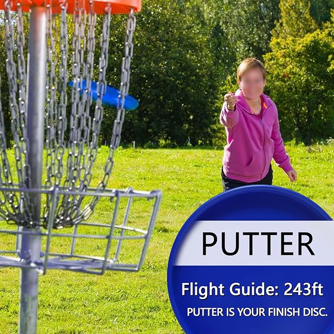 GOOSO Disc Golf Putter | Flying Golf Discs Set of 6 for Beginners – DIY Your Discs