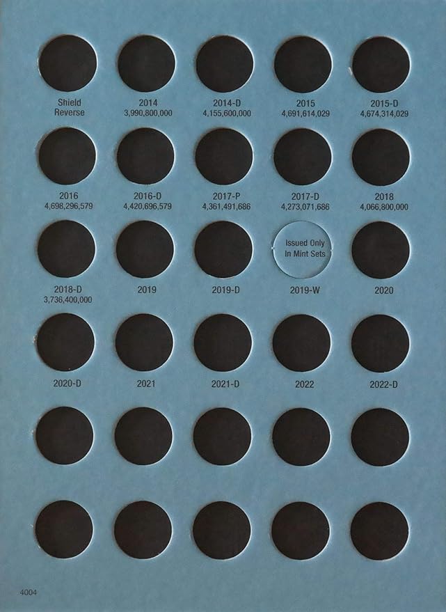 Whitman US Lincoln Cent Coin Folder Volume 4 Starting 2014 #4004