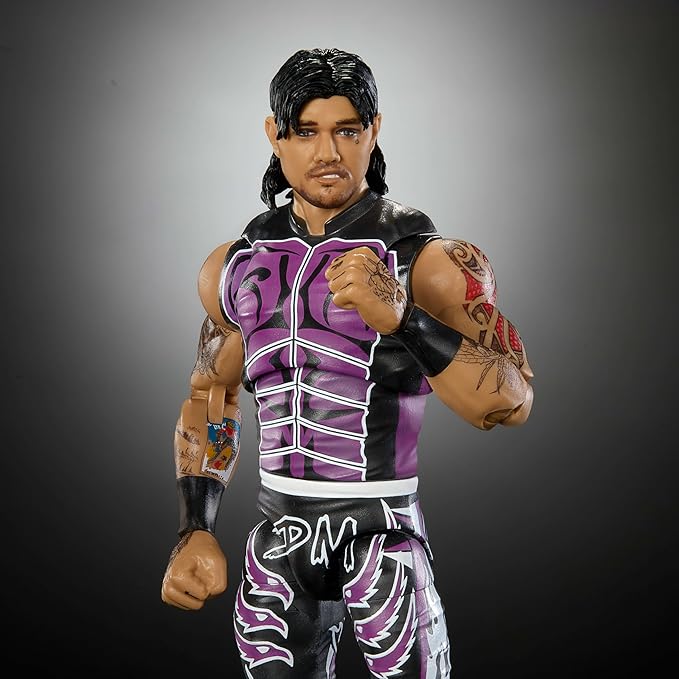 Mattel WWE Ultimate Edition Action Figure & Accessories, 6-inch Dominik Mysterio Collectible Set, Swappable Heads & Hands, 30 Articulation Points