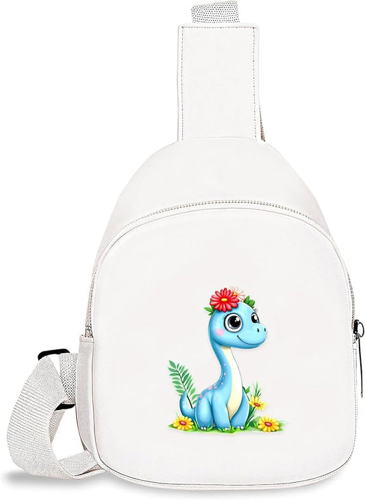 Dinosaur Mini Sling Bag, Crossbody Bag, Toddler Purse For Kids Girl, Birthday Gift For 4 5 6 7 8 9 10 11 12 Year Old Gifts For Daughter, Granddaughter, Sister, Niece!